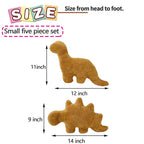 Isaacalyx 2 Pack Dino Nugget Pillow Plush, Soft Dinosaur Chicken Nuggets Pillow For Birthday Gifts, Dinosaur Theme Party Decorat