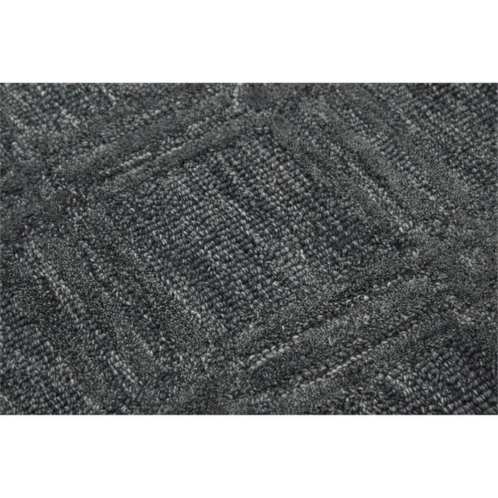 Rizzy Home Alora Decor Emerson 5' X 8' Squares Dk. Grey/Gray/Rust/Blue Hand-Tufted Area Rug