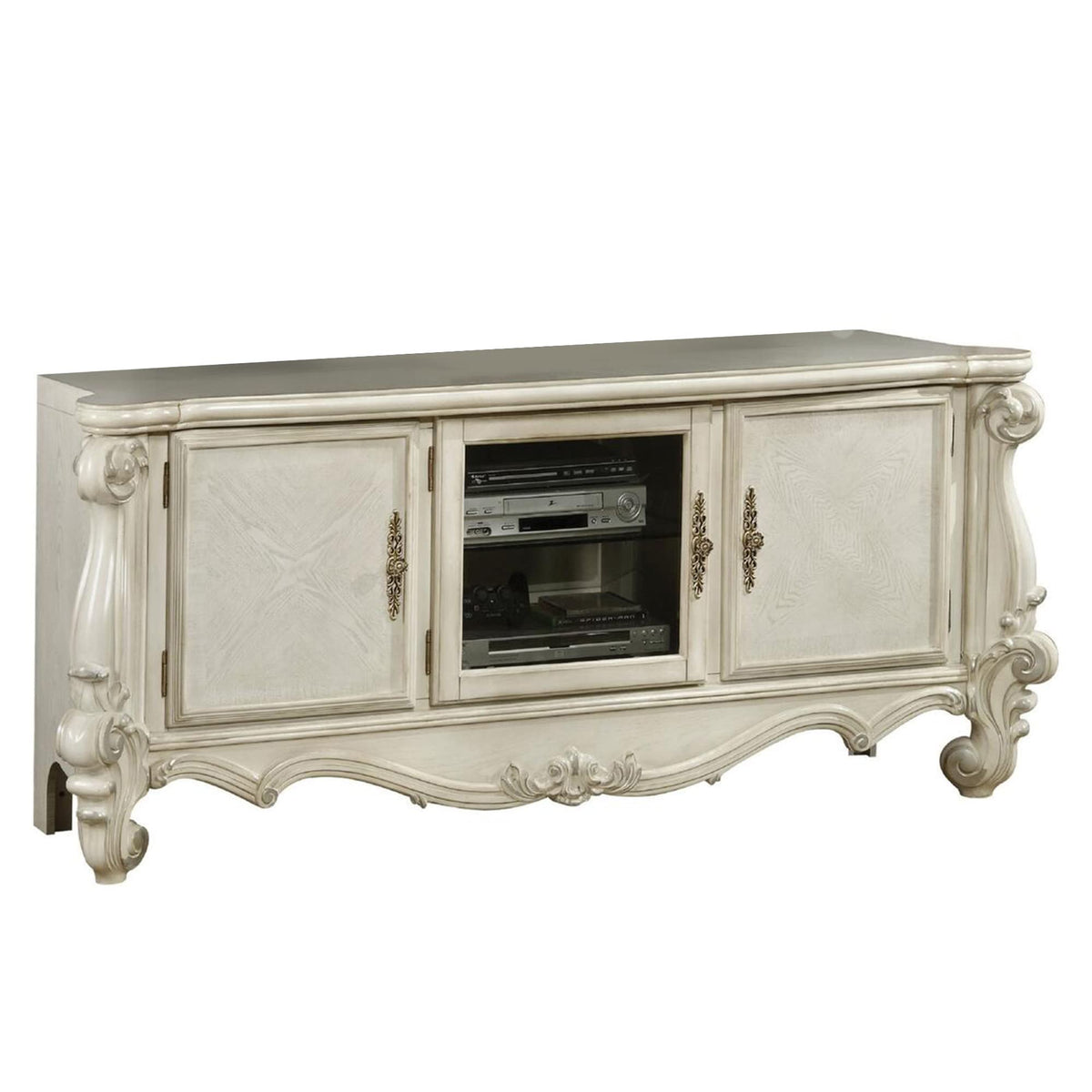 Benjara Entertainment Stand, One, White