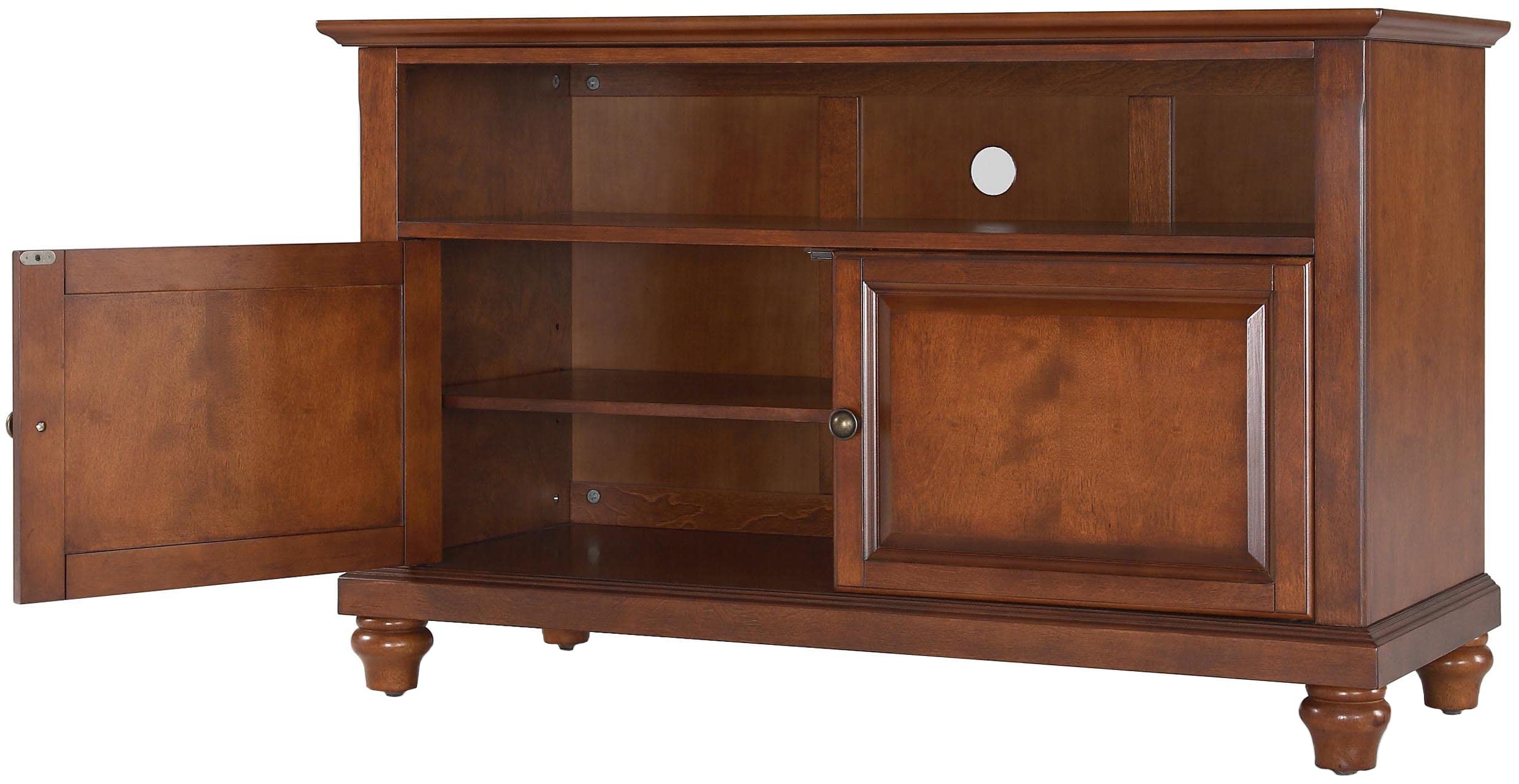 Crosley Furniture Cambridge 42-Inch Tv Stand - Classic Cherry