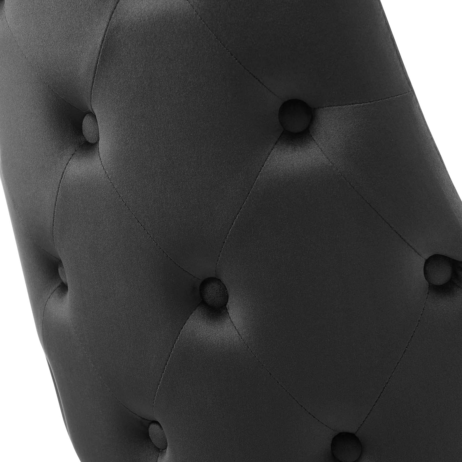 Modway Adorn Tufted Performance Velvet Dining Side Chair, Black 25D X 22W X 34H Inch