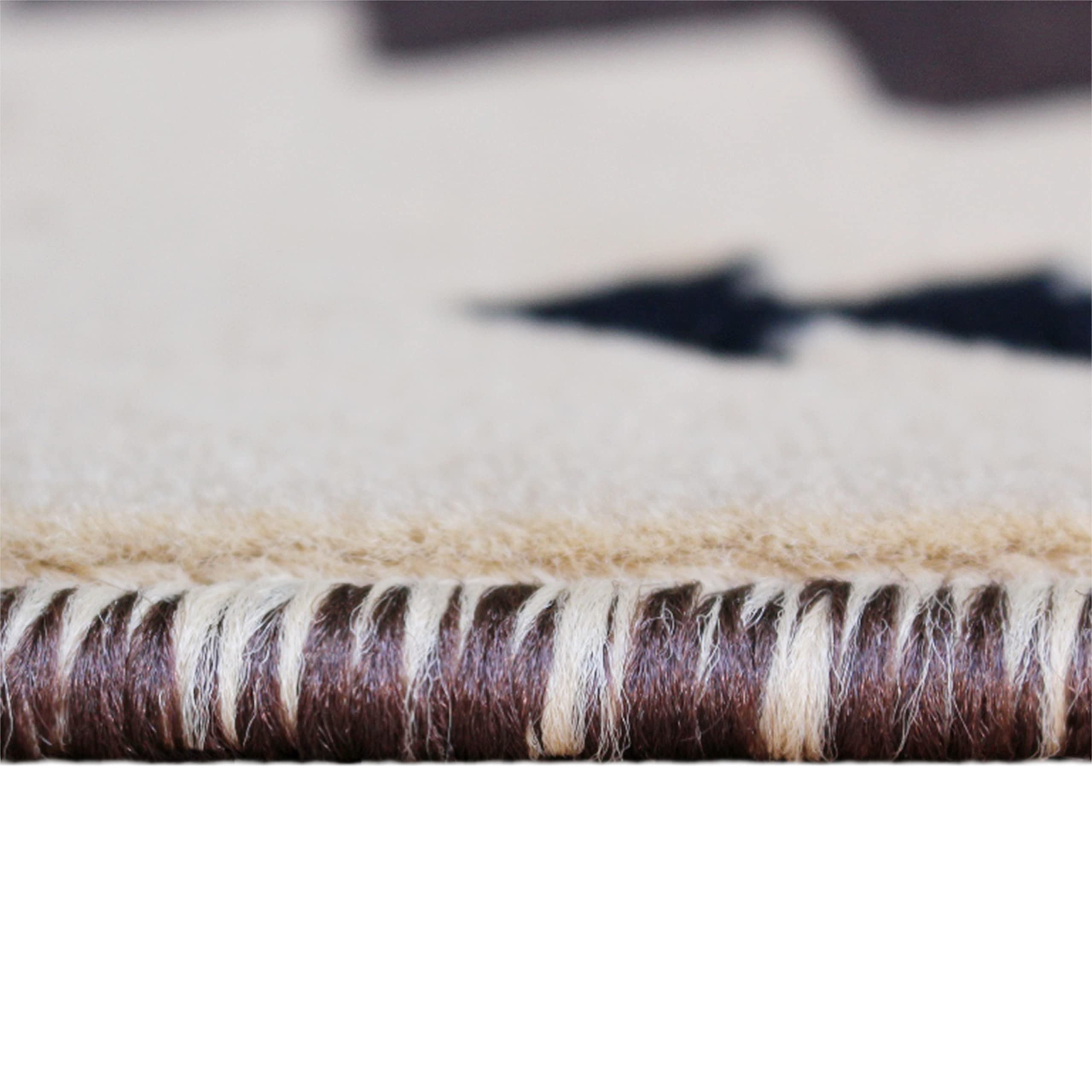 Flash Furniture Mohave Traditional Southwestern Style Area Rug - Rustic Brown Accent Rug - 3' X 16' - Olefin Fibers With Jute Backing