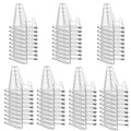 Watagubi 70 packs Card Stands, 2.1 inch Card Display Stand Acrylic Clear Mini Easel Small Picture Holder Stands for Challenge Co