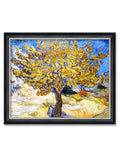 DECORARTS - The Mulberry Tree by Vincent Van Gogh. Giclee Print Art Reproduction with matching Solid Wood Frame in Classical Sty