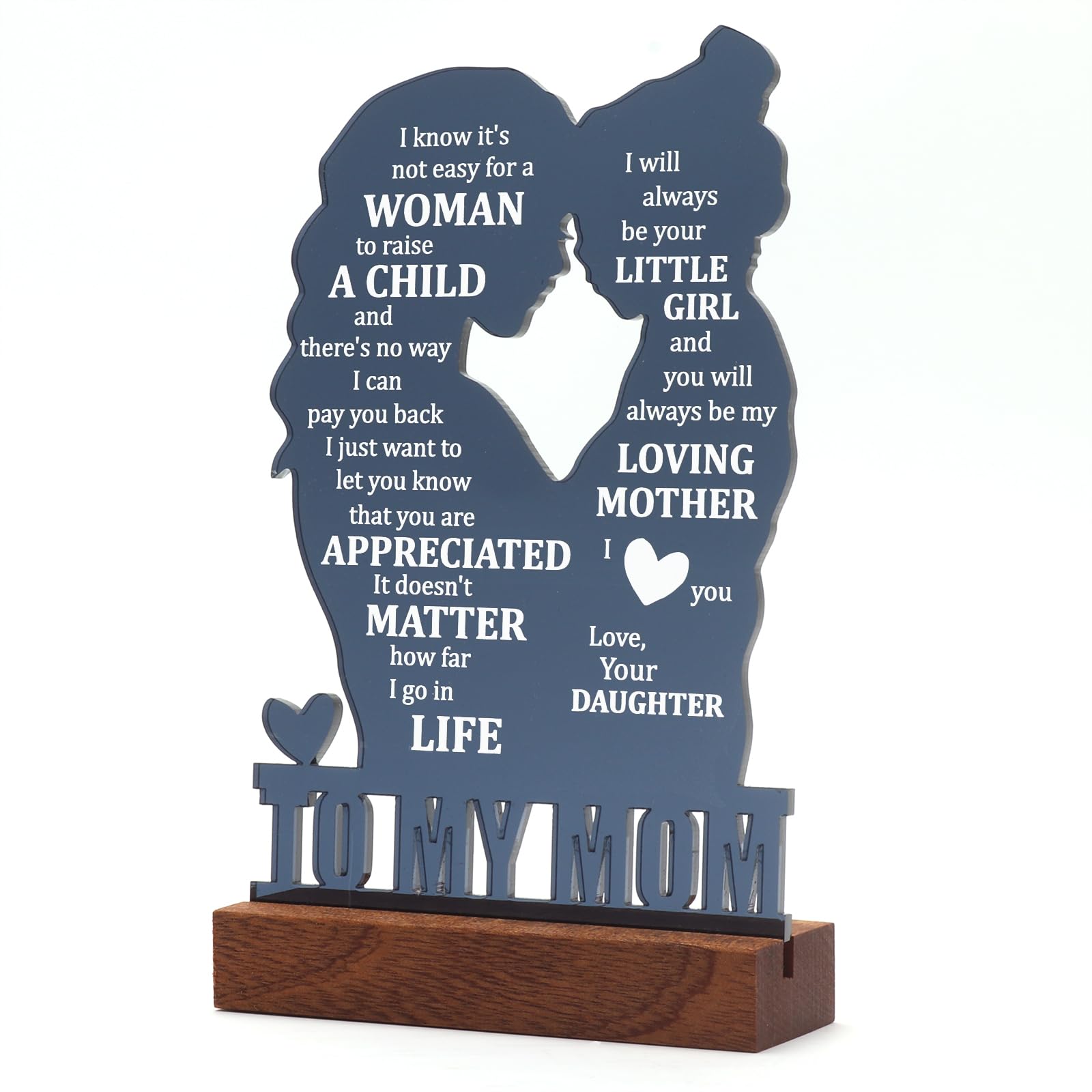 Mom Gifts For Mothers Day From Daughter, Birthday Gifts For Mom From Daughter, Mothers Day Sign Gifts For Mom From Daughter, Acr