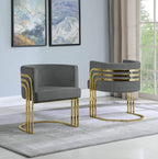 Best Quality Furniture Accent Chair, Gray