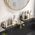 Earthcone SelfAdhesive Bathroom Corner Shelf Rack Bathroom Corner Organizer Stand Aluminum Bathroom Organisers Storage Racks Ba