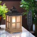 Staymoment Decorative Candle Warmer Lantern with Timer: 2 in 1 Farmhouse Scented Wax Melt Warmer with Lid for Home Decor, 8 Rust