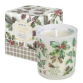 ROMIIE ZOI Christmas Scented Jar Candle - 6oz Soy Wax Candle - Winter Pine Infused with Sweet Pine Aroma - with Beautiful Keepsa