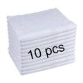 10 pcs Sublimation Towels Blank,12 x 12 Inch white microfiber towels wash cloths,white hand towels for bathroom wash clothes, sm