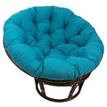 Blazing Needles Twill Papasan Cushion, 1 Count (Pack of 1), Aqua Blue