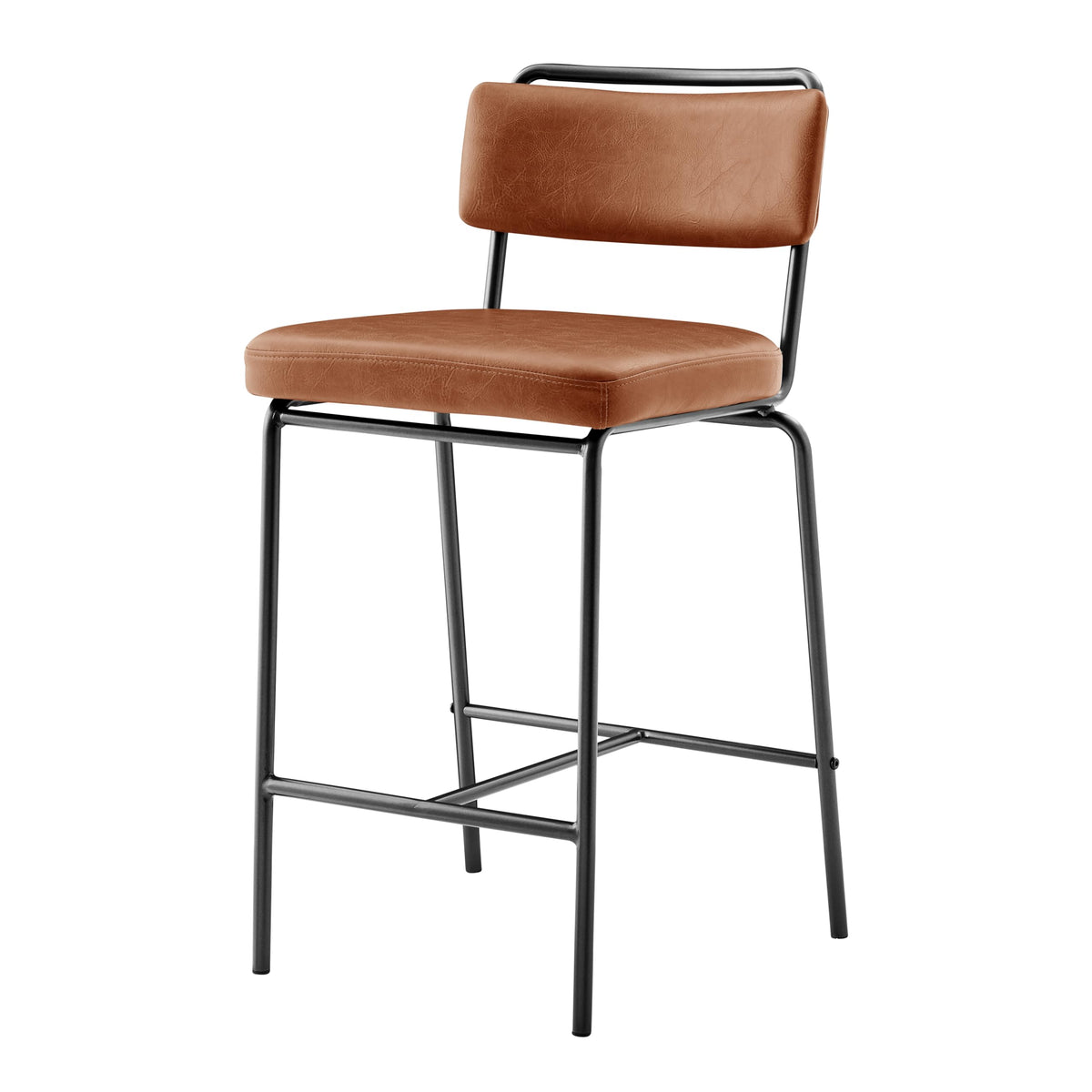 Npd Furniture And More Zander Pu Counter Stool, (Set Of 4)