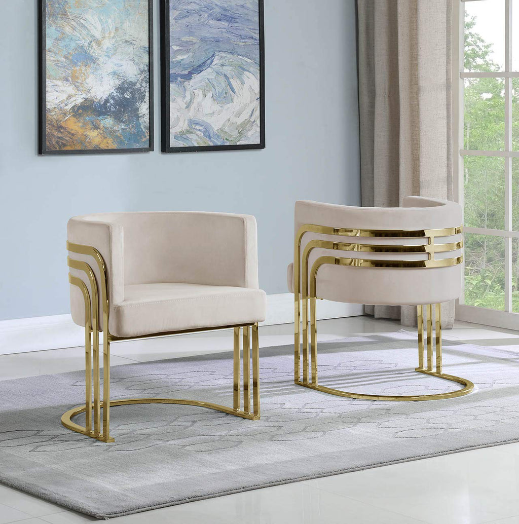 Best Quality Furniture Accent Chair, Beige
