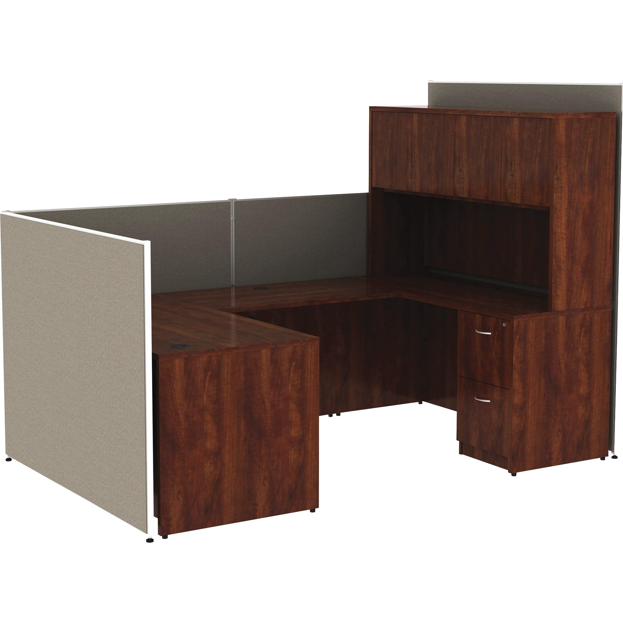 48&quot; Width x 48&quot; Height - Fabric, Steel - Gray-90266-Furniture