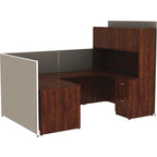 48" Width x 48" Height - Fabric, Steel - Gray-90266-Furniture