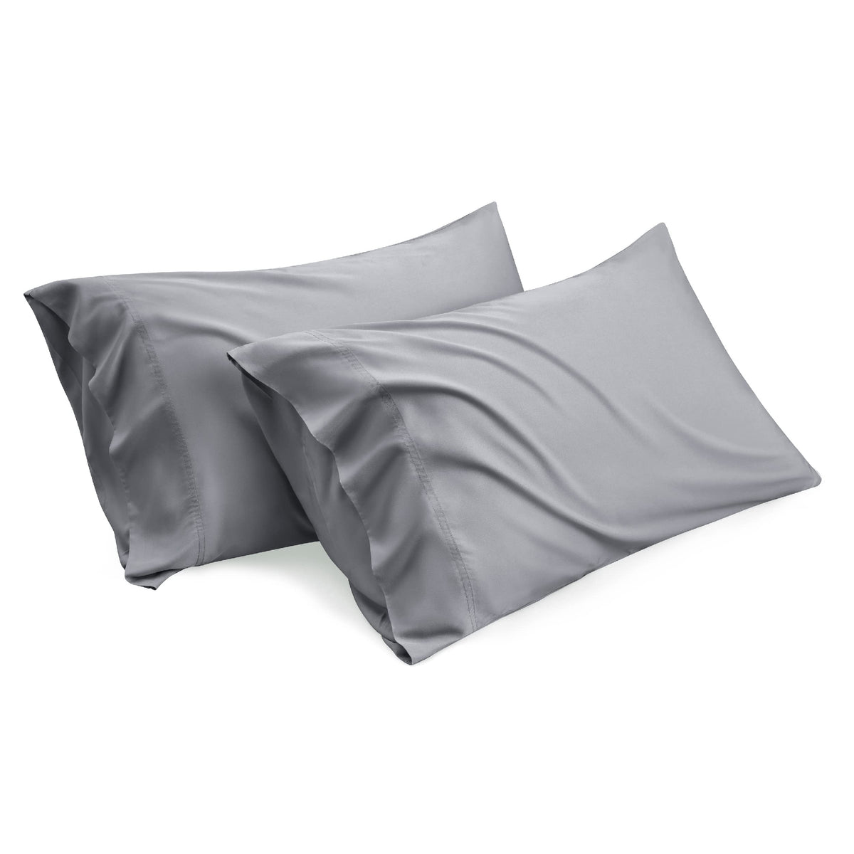 Bedsure Cooling Pillow Cases Queen Size Set Of 2, Rayon Derived From Bamboo Cooling Pillowcase For Hot Sleepers, Soft & Silky Pi