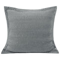 Cocoploceus 1 Piece 18X18 Pillow Cover Velvet Striped Pillow Cover Gray Square Cushion Cover Soft Decorative Texture Pillow Cove