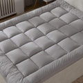 Soft & Cooling Pillow Top Mattress Topper California King with Breathable 300TC Cotton Cover, Extra Thick Plush Bed Topper for B