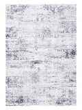 SAFAVIEH Amelia Collection Area Rug - 53 x 76, Ivory & Grey, Modern Abstract Design, Non-Shedding & Easy Care, Ideal for High 
