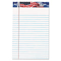 Tops American Pride Writing Pad, Narrow, 5 X 8, White, 50 Sheets, Dozen