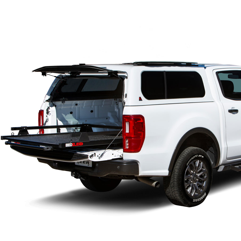 Bedslide 1000 Classic Sliding Truck Bed Organizer, 53 x 37-Inch, Capacity 1000 lbs, Truck Bed Storage Drawer, Black