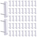 Plastic Head Double Pins Bed Skirt Holding Pins White Furniture Chair Leg Pins Glide Nails Holding Pins For Slipcovers And Bedsk