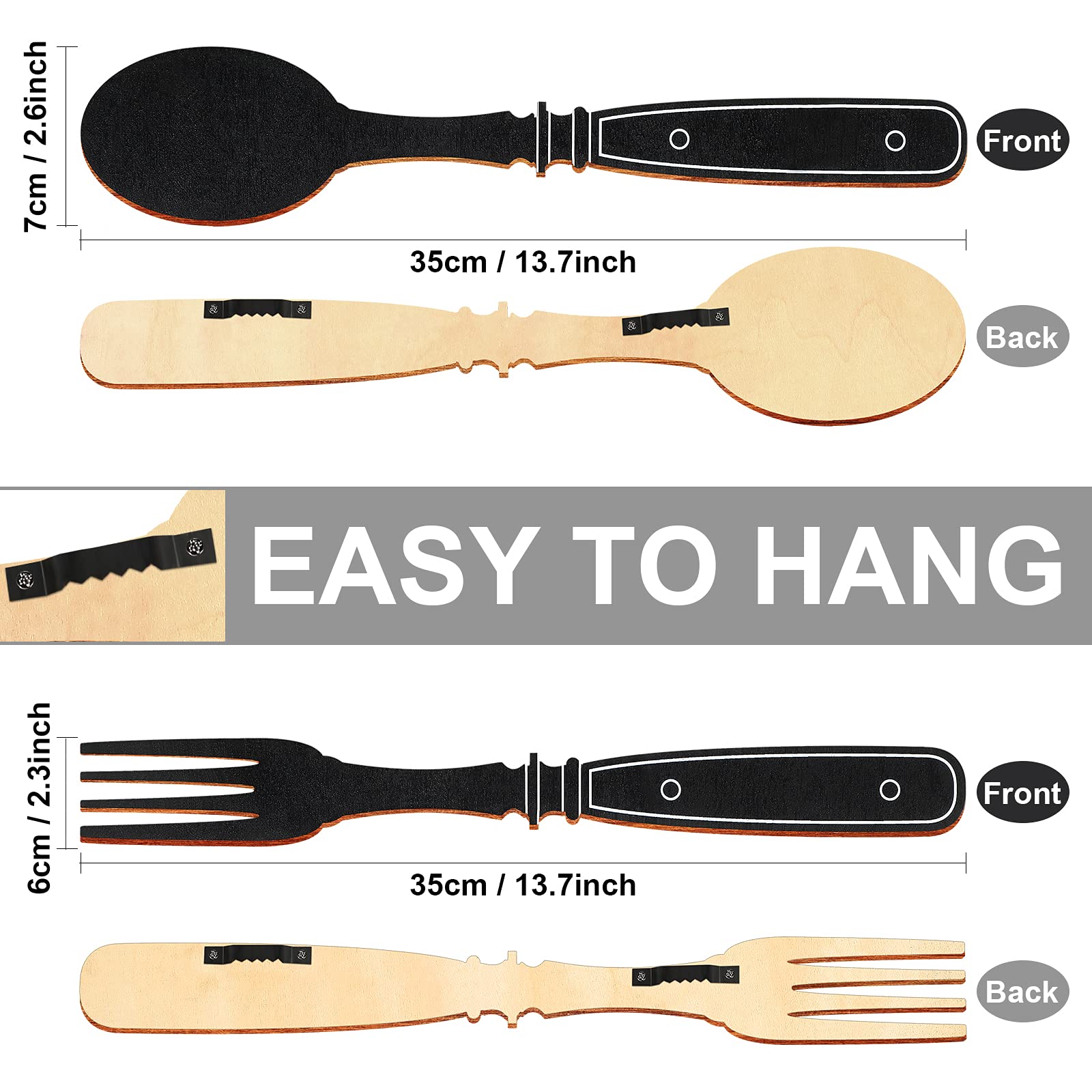 Kitchen Sign Set Kitchen Wall Decor The Heart Of The Home Sign Wood Rustic Buffalo Plaid Kitchen Decoration Fork And Spoon Farmh