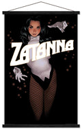 Trends International DC Comics - Zantanna - Alex Ross Portrait Wall Poster, 22.375 x 34, Print and Black Hanger Bundle