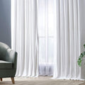 HPD Half Price Drapes Cotton True Blackout Curtains 96 inches Long Solid Thermal Insulated Window Treatment Curtain 50 X 96 (1 P