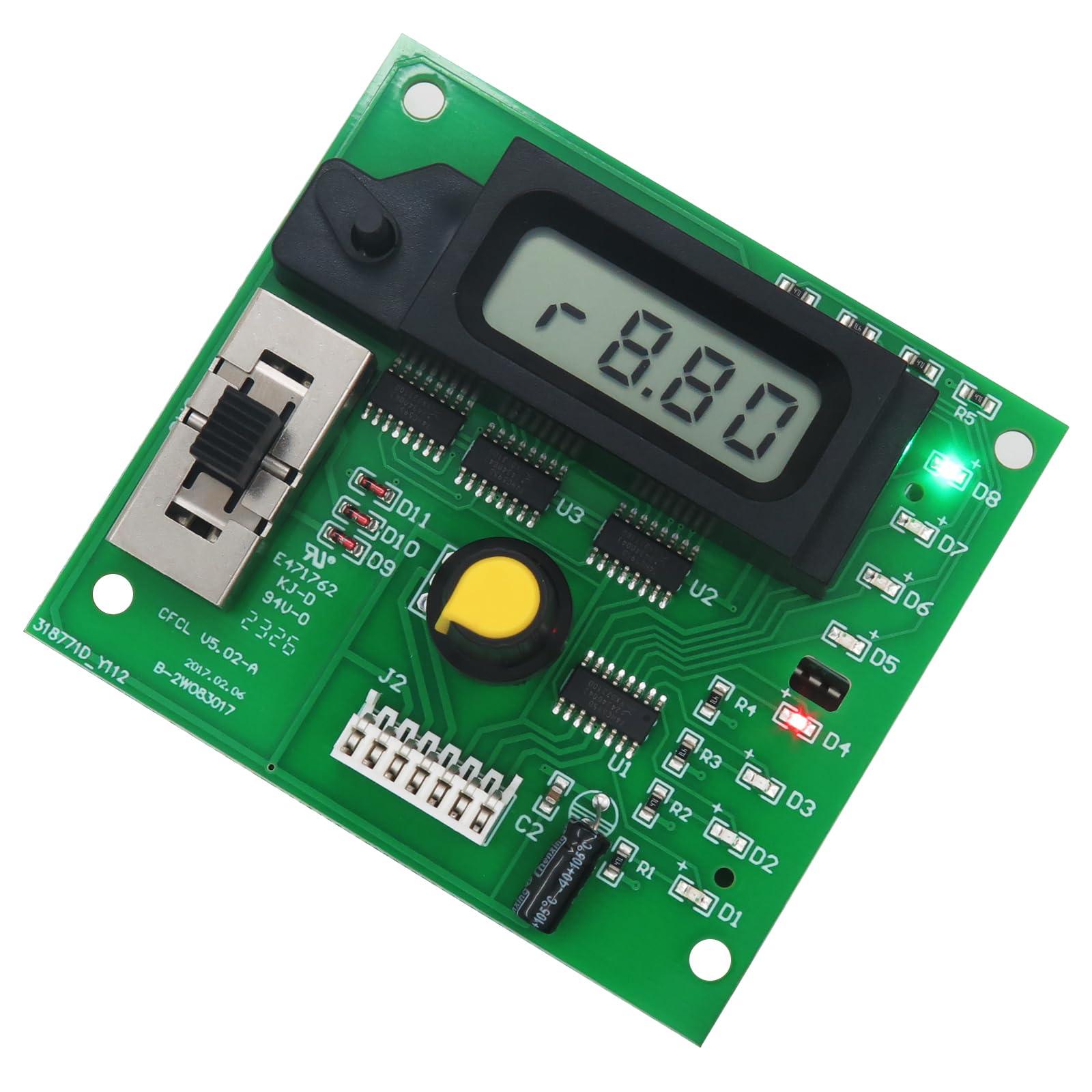 Shishishun Pcb Display Board Compatible Replacement For Hayward Glx-Pcb-Dsp Display Pcb Board
