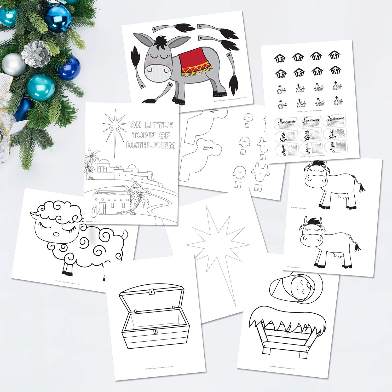 Lifebeats Nativity Magnetic Advent Calendar With A Daily Family Activity Booklet