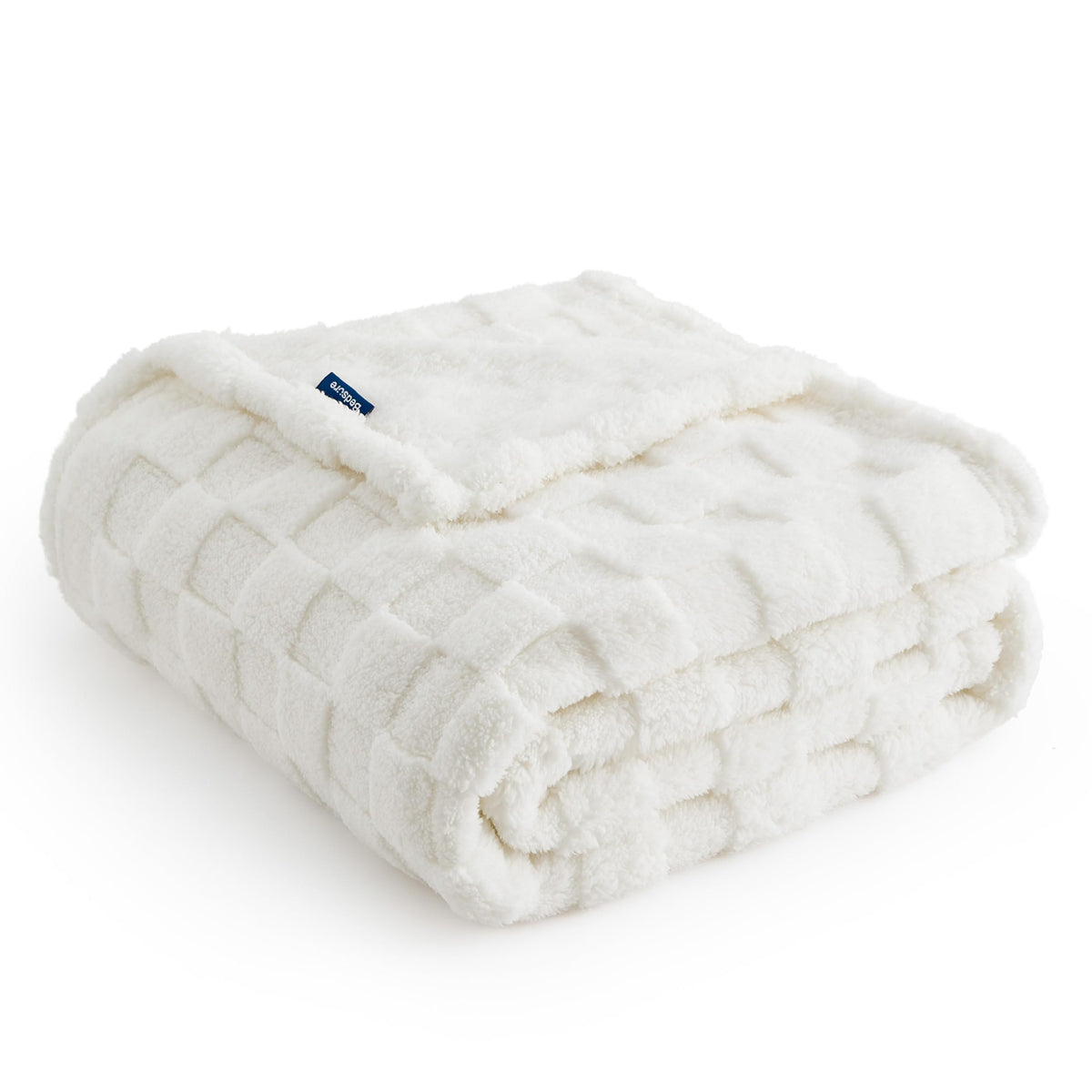 Bedsure White Throw Blanket For Couch - Super Soft Cozy Blankets For Bed, Cute Small Fleece Blanket For Girls And Women, 50X60 I