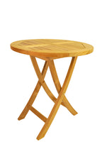 Anderson Teak Bahama Round Bistro Folding Table 27"