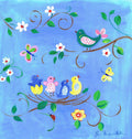 The Kids Room by Stupell Birds in The Nest Square Wall Plaque