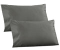 California Design Den 1000 Thread Count, Soft & Smooth, 100% Cotton Sateen Weave, Hotel-Quality, Set Of 2 Classic Style Gray Pillow Case Queen Size Fits Std & Queen Size Pillows