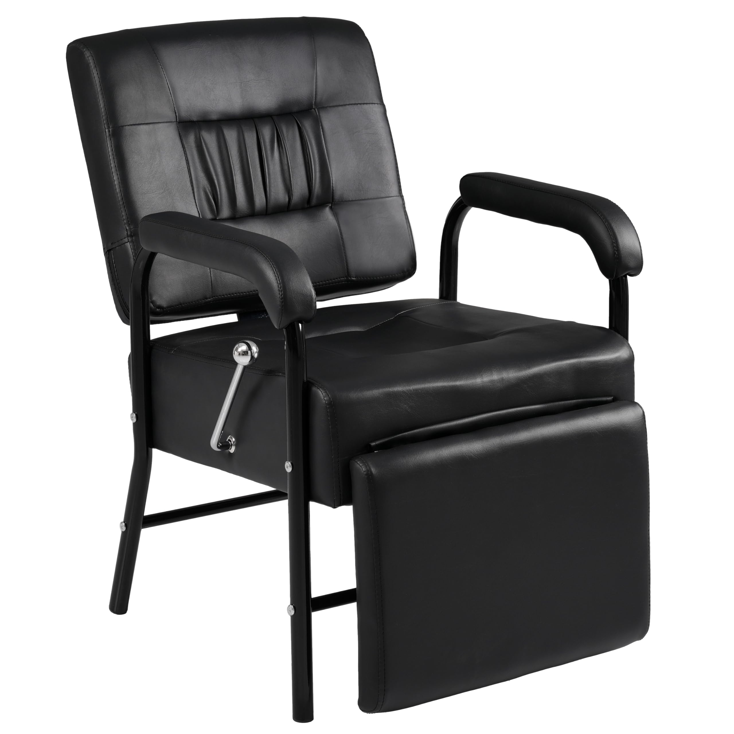 YHUBHSIS Shampoo Chair with Footrest for Salon, Reclining Salon Chair for Barber & Hair Stylist Chairs,Reclining Barber Chair Sp
