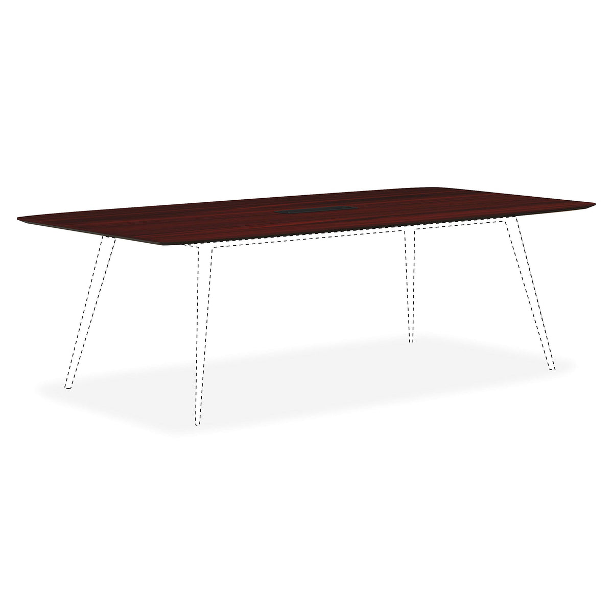 Llr59583 - Lorell Mahogany Rectangular Conference Tabletop