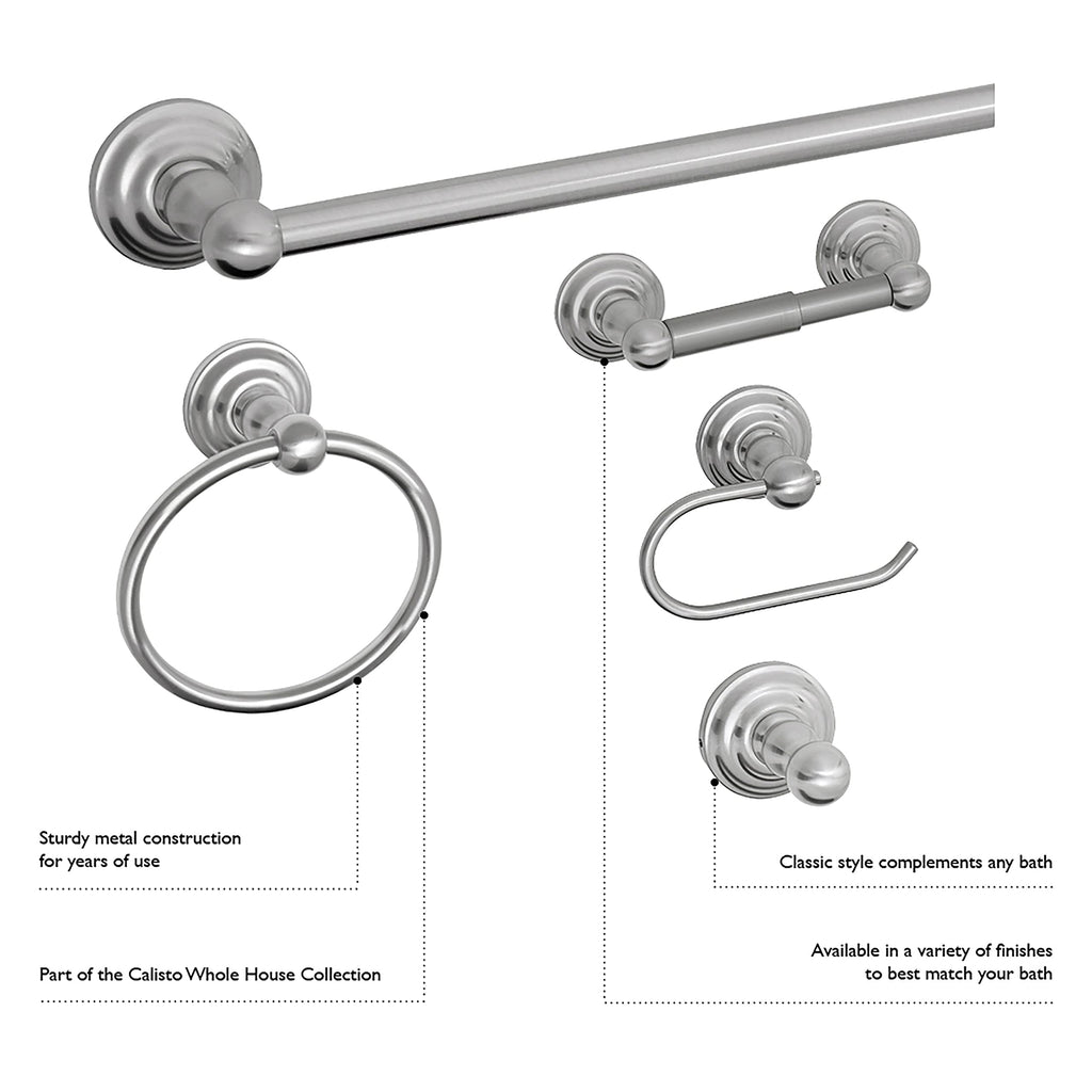 Design House 538447 Calisto Euro Wall Mounted Toilet Paper Holder, Oil Rubbed Bronze, One Size