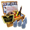 Nature Gear Picnic Basket, Wicker Basket With Handle For Outdoors, Insulated Woven Basket, Includes A Service Kit Of Dinnerware