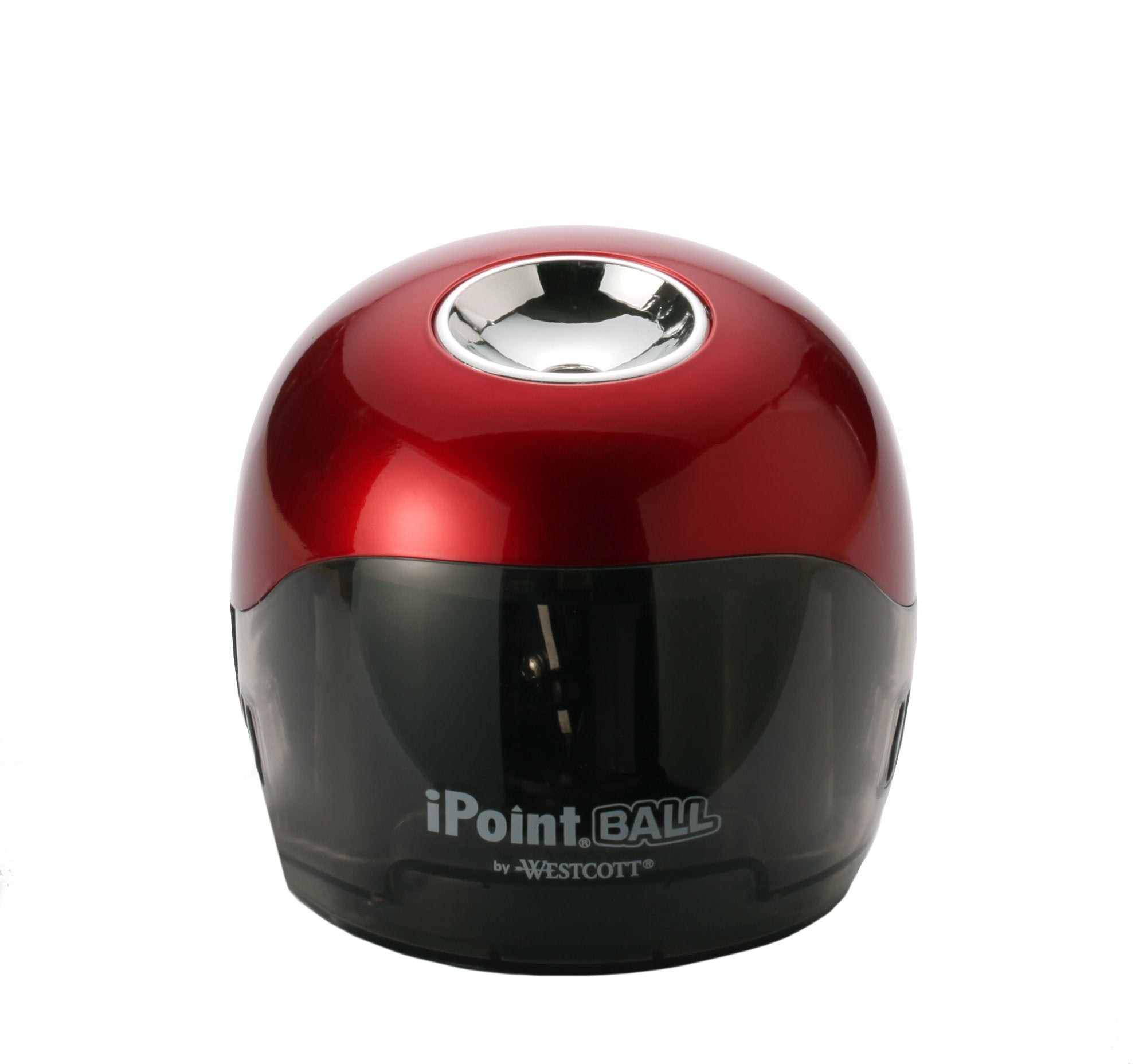Westcott Ipoint Ball Pencil Sharpener, 6.5 X 3 X 6 Red/Black (15570)