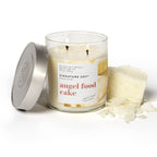 Signature Soy Lidded Angel Food Cake Scented Candle, Large Jar