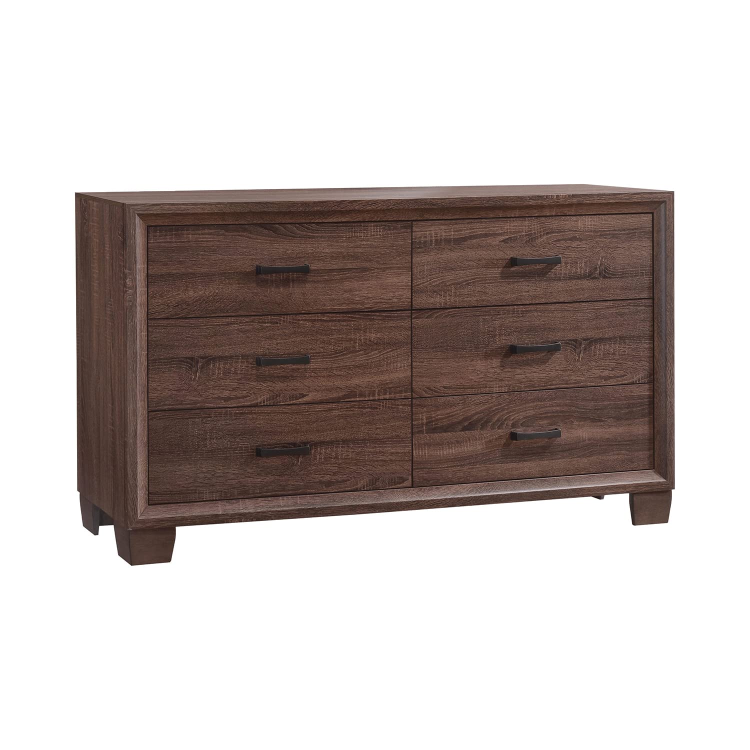 Coaster Transitional Six Drawer Dresser Brown 205323