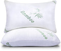 Memory Foam Pillows Queen Size Set Of 2 - Cooling Bed Pillows For Sleeping - Back, Stomach, Side Sleeper Soft, Comfy Cool Shredd