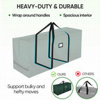 Baleine 7.5 Ft Extra Large Christmas Tree Storage Bag With Reinforced Handles And Dual Zippers For Wide Opening (Green)