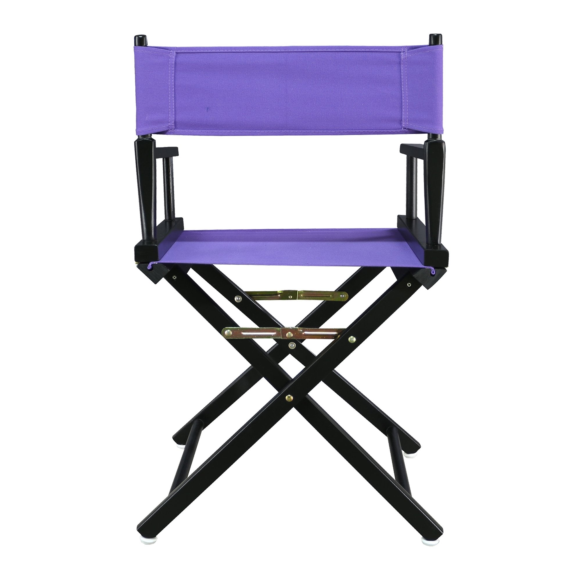 Casual Home 200-02/021-41 18&quot; Black Frame-Purple Canvas Director Chair Classic Height, Blackframe