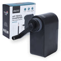 Brustro Manual Art Pencil Sharpener with Long Points with helical Blade | Ideal for Charcoal, Graphite and Pastel Pencils, Artis