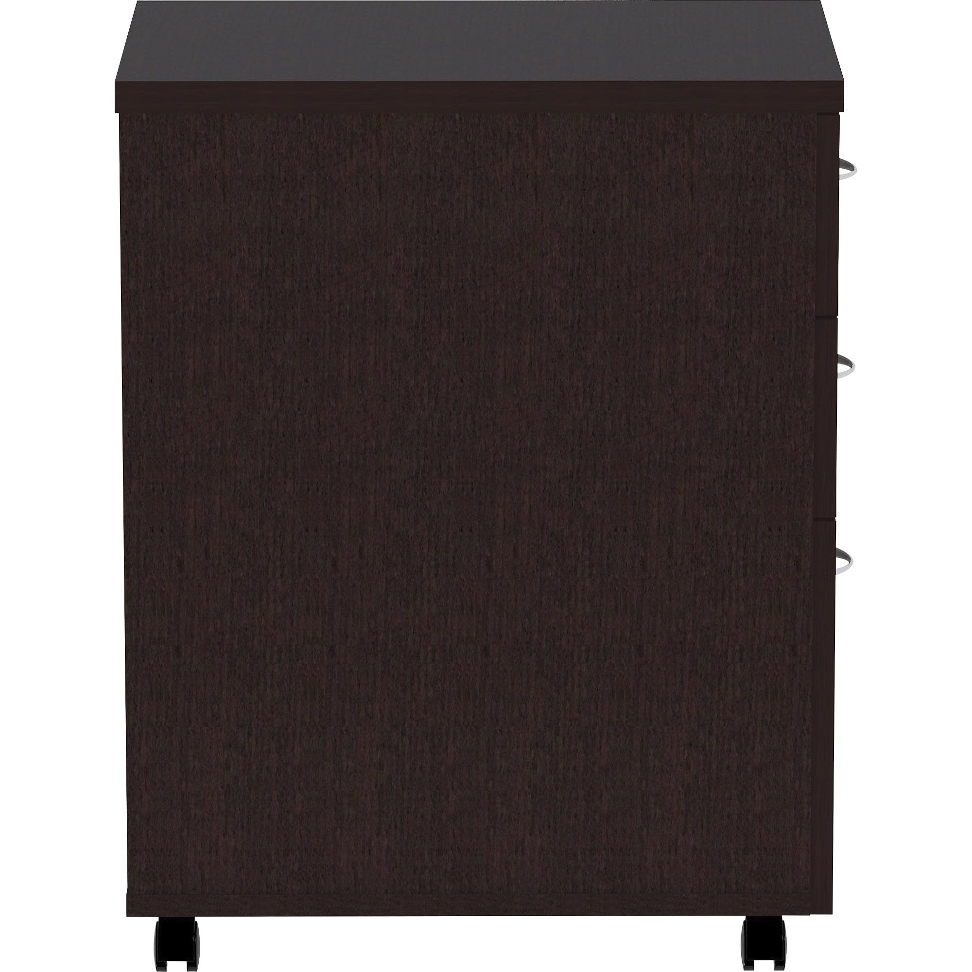 Lorell, Llr18218, Essentials Espresso Laminate Pedestal, 1 Each