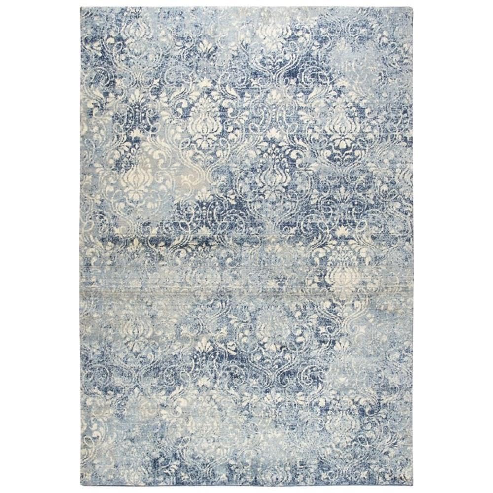 Rizzy Home Alora Decor Euphoria 8' X 10' Damask Lt. Blue/Gray/Rust/Blue Hybrid Area Rug