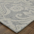 HomeRoots 512194 9 x 12 ft. Blue & Ivory Wool Paisley Hand Tufted Handmade Stain Resistant Rectangle Area Rug