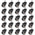 ASHGOOB 2 Inch Office Chair Wheels (Set of 25),Heavy Duty Grey Rubber Chair Casters Replacement, Desk Chair Wheels for Hardwood 